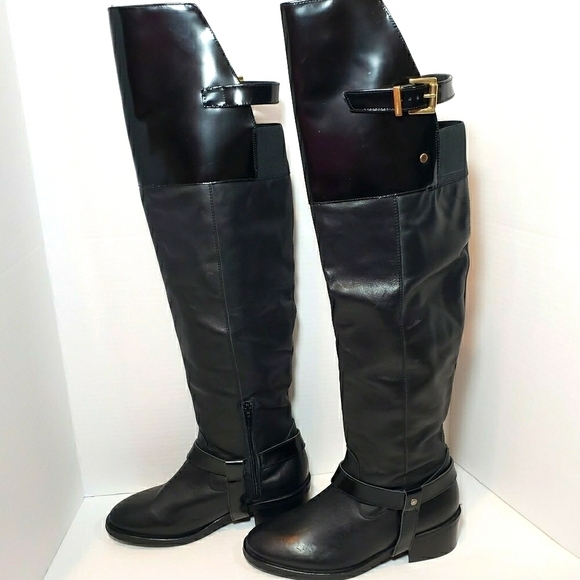 Topshop Shoes - TOPSHOP Dreamer Over the Knee Boots Size 5 1/2